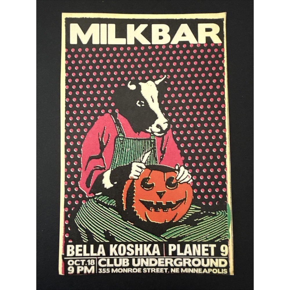 Vintage Minneapolis Club Halloween Underground Card Milkbar Bella Koshka Planet9
